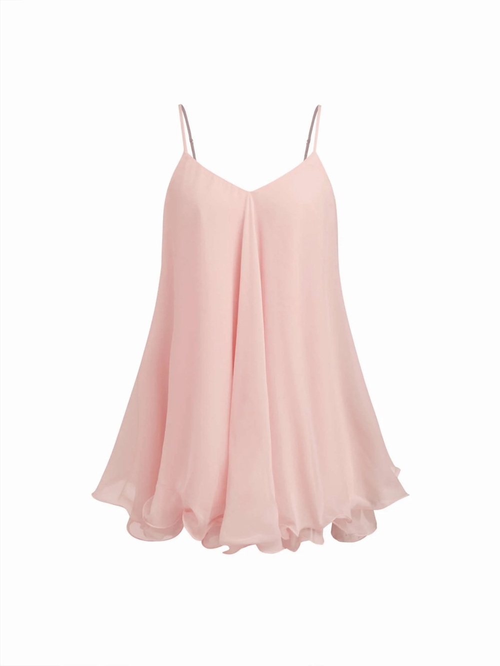 Blush Pink Flowy Mini Dress